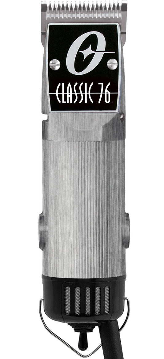 Oster Classic 76 Hair Clipper Professional Pro Salon Brushed Aluminum Color Beauty and Personal Care Oster