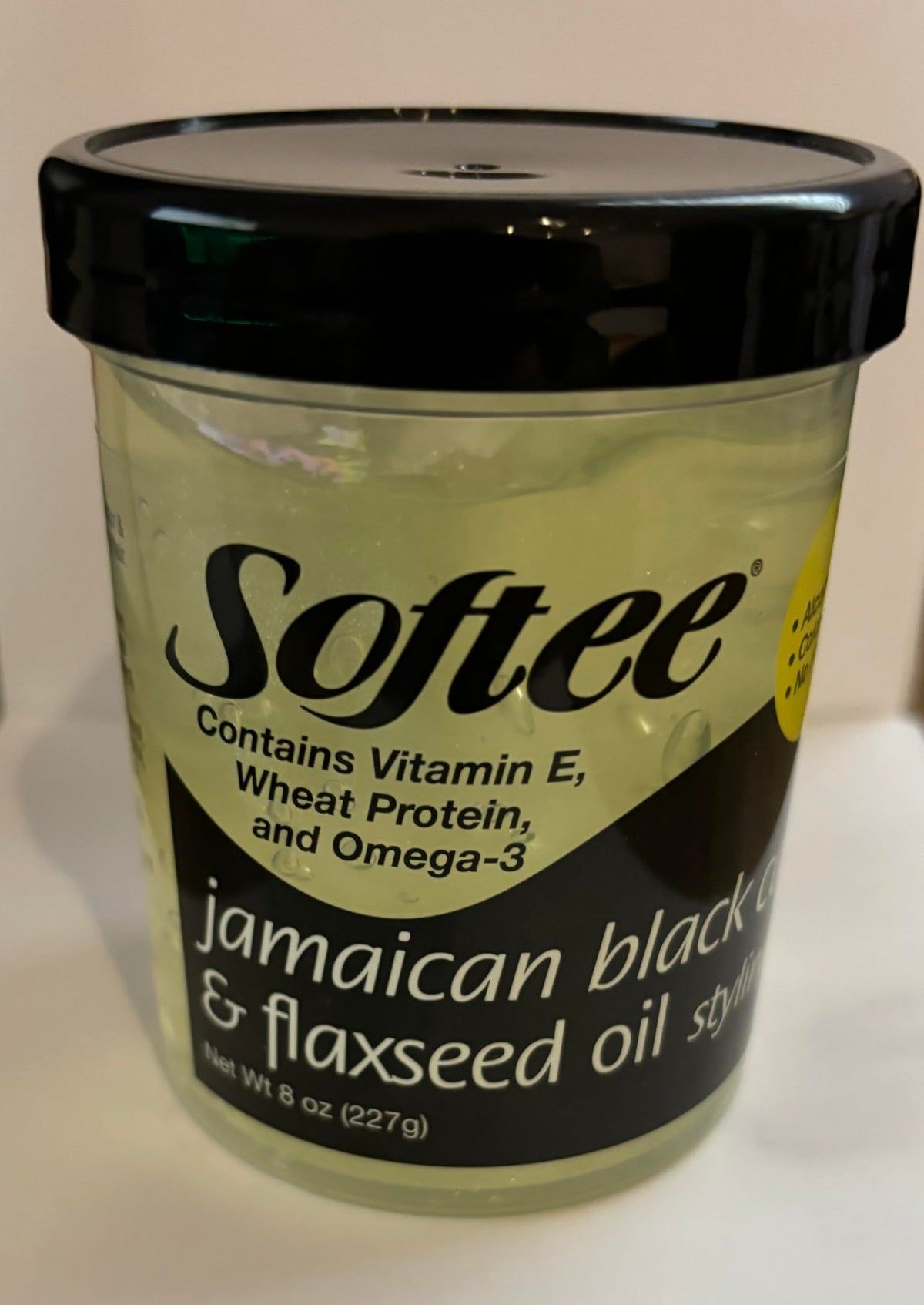 Softee Softee jamaican black castor & flaxseed oil styling gel 8 ounce, Green, 8 Ounce Beauty & Personal Care Softee