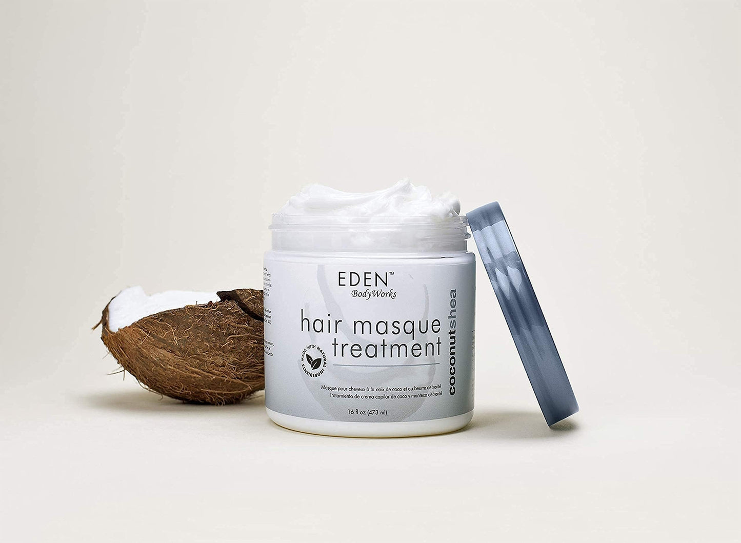 EDEN BodyWorks Coconut Shea Moisturizing Hair Masque Treatment | 16 oz | Hydrate, Protect, Soften, Add Shine - Packaging May Vary Beauty & Personal Care EDEN BodyWorks