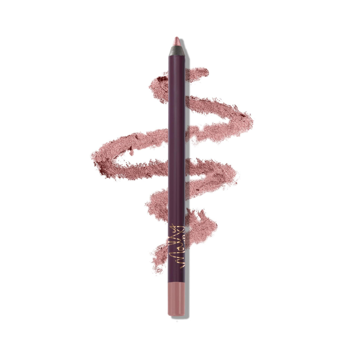 Mally Beauty Evercolor Starlight Waterproof Eyeliner - Pink Champagne - Smudge-Proof, Longwear, Creamy Gel - Sharpenable Eyeliner