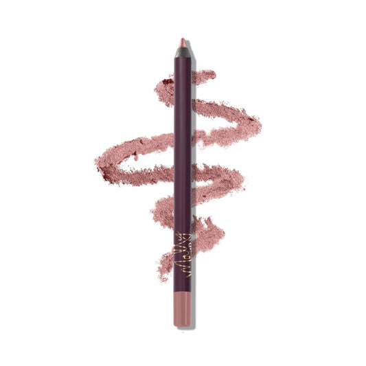 Mally Beauty Evercolor Starlight Waterproof Eyeliner - Pink Champagne - Smudge-Proof, Longwear, Creamy Gel - Sharpenable Eyeliner