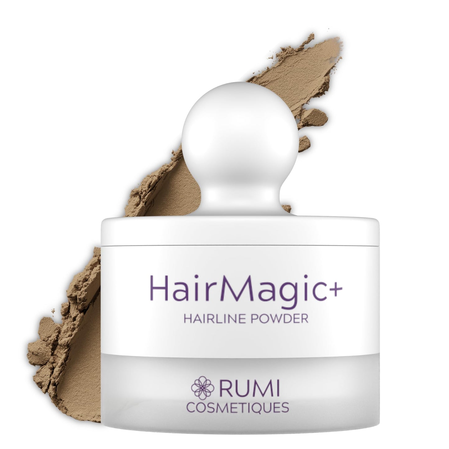 Rumi Cosmetiques HairMagic+ Root Touch Up Powder for Mature Women - Instant Gray Hair Coverage & Hairline Filler - Water-Resistant, Natural Finish Beauty & Personal Care Rumi Cosmetiques