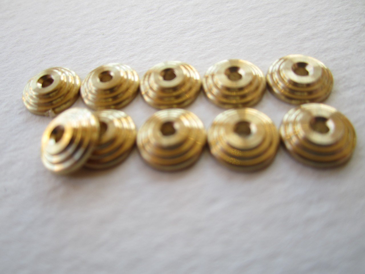 Bulls Eye Collars - Brass (12 Pcs) for Straight Razor Repair Beauty and Personal Care Bulls Eye