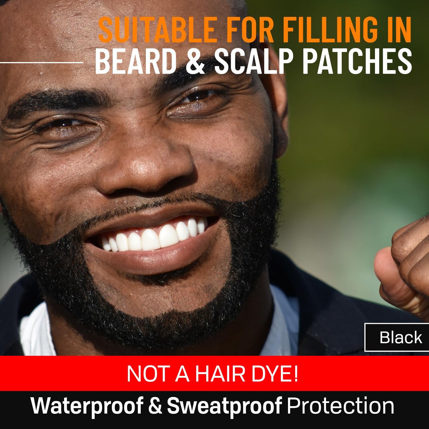 Beard Pen Filler for Men - Barber Styling Grooming Pencil - Waterproof, Sweat Proof, Long Lasting Solution with Natural Finish - Cover Beard and Scalp Beauty & Personal Care FOLLICLE BOOSTER