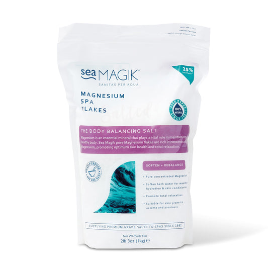 Sea Magik Magnesium Flakes for Bath - Hydrating, Suitable for All Skin Types, Great for Dry Skin, Eczema, and Psoriasis, Relaxing, Vegan, Cruelty Free Beauty and Personal Care Sea Magik