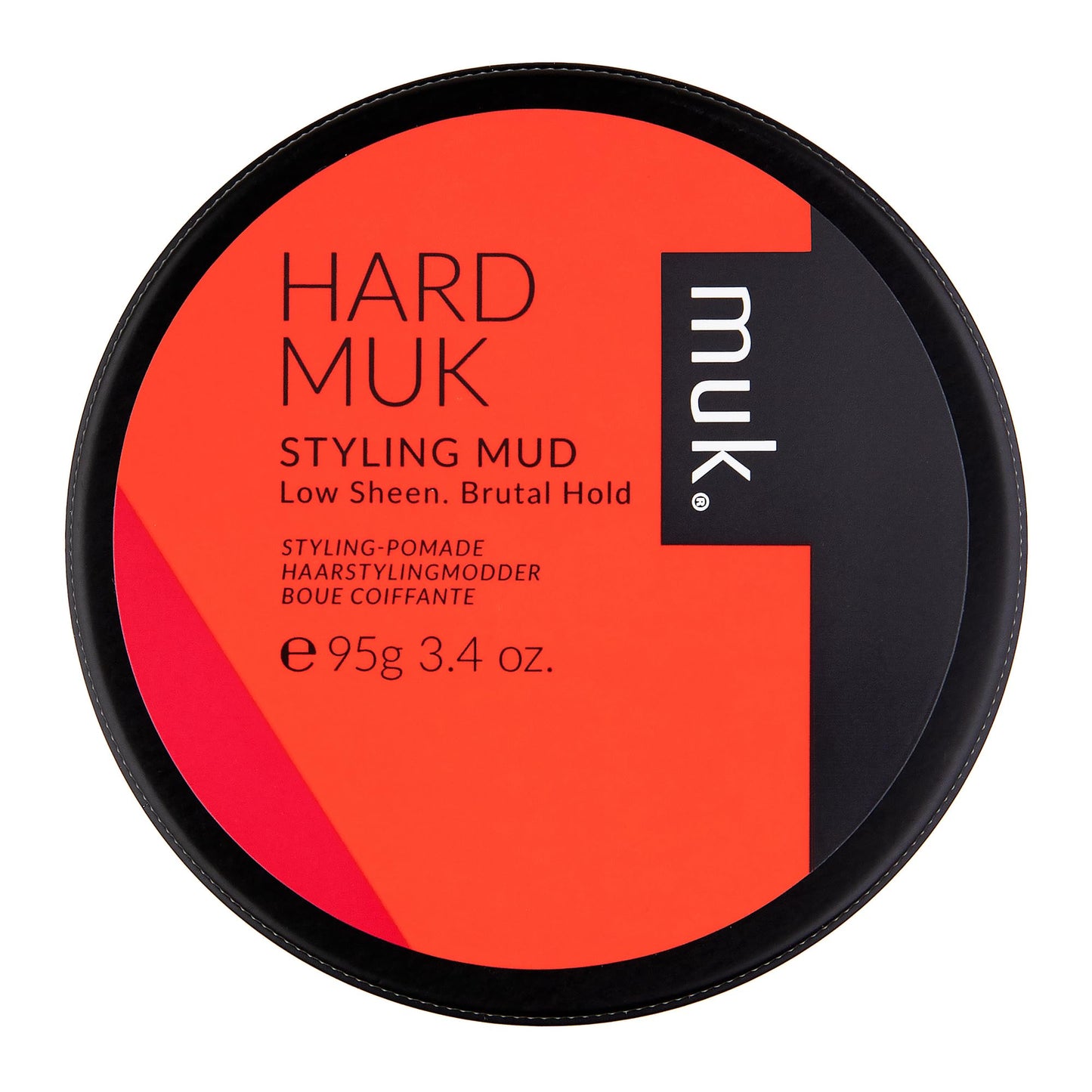 Muk Haircare Styling Mud - Hard Hold, Low Sheen Finish Hair Product for Men - 3.4oz Beauty & Personal Care MUK.