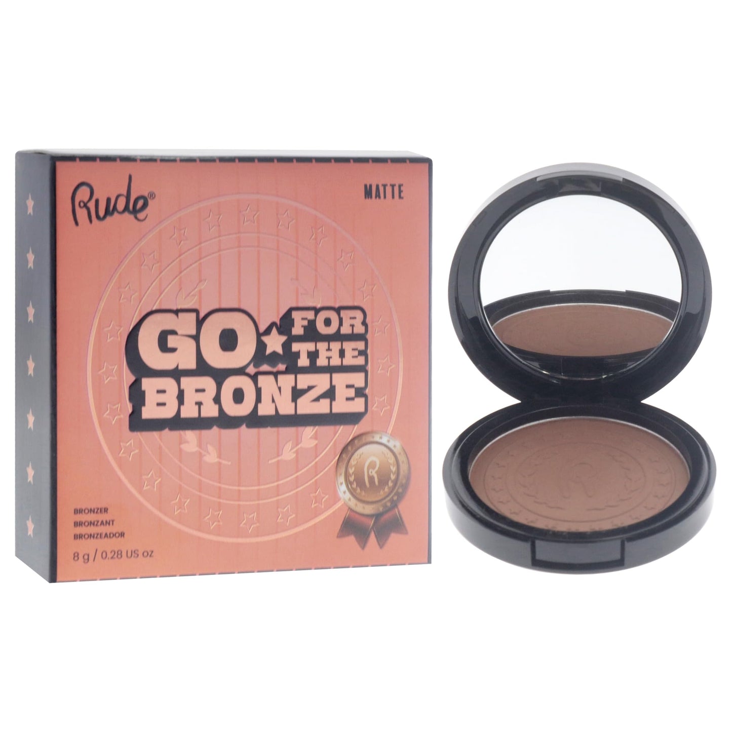 Go for the Bronze - Non Precious Metal by Rude Cosmetics for Women - 0.28 oz Bronzer Beauty & Personal Care RUDE