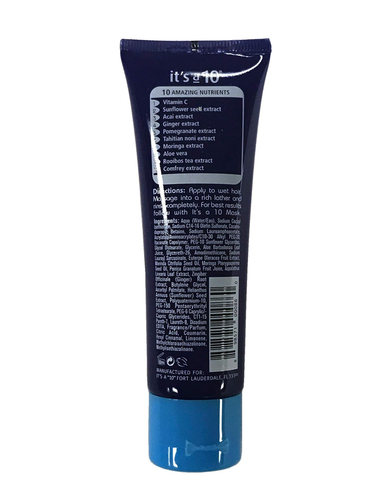 It's a 10 Haircare Miracle Moisture Shampoo Sulfate Free, 2 fl. oz. Beauty & Personal Care It's a 10 Haircare