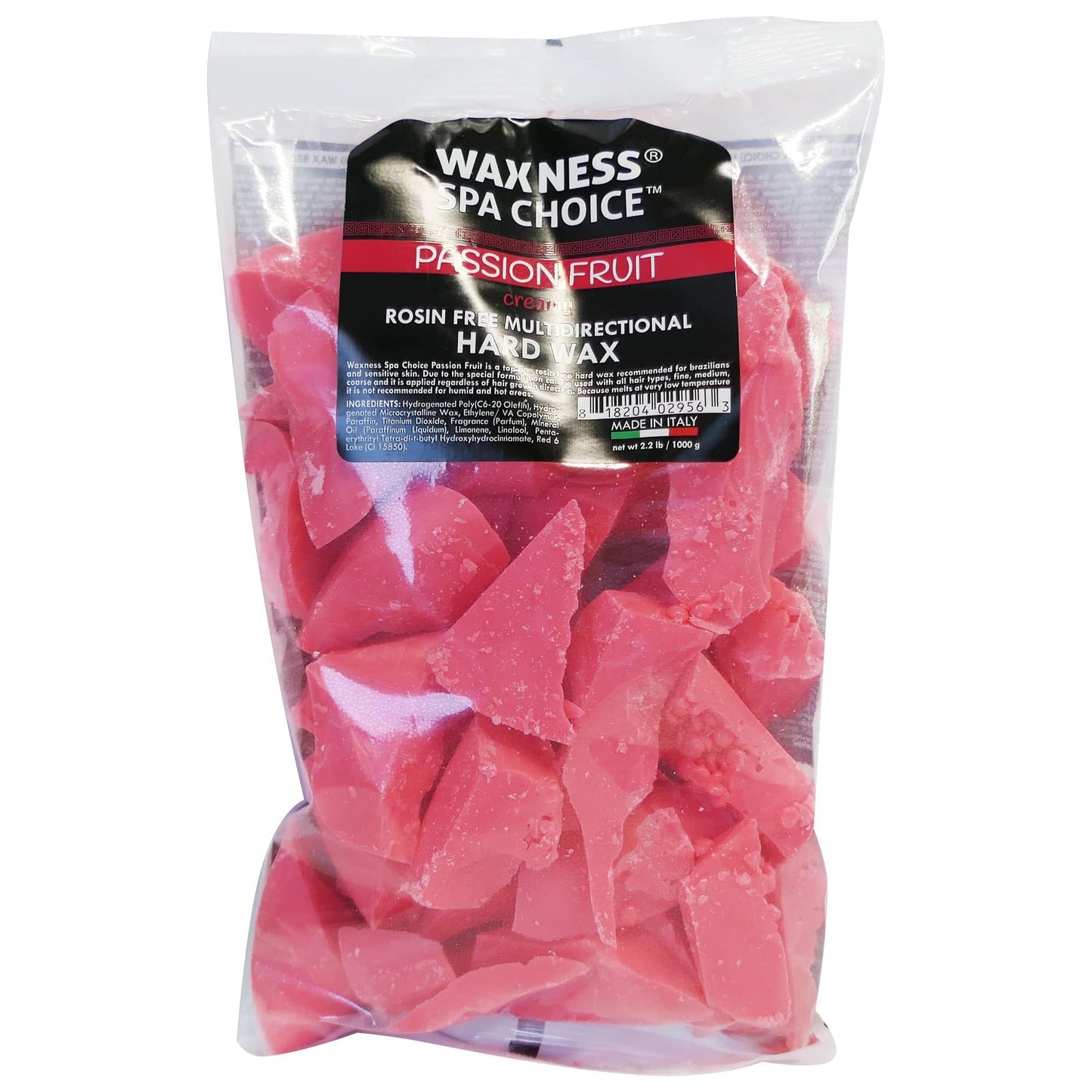 Waxness Passion Fruit Stripless Waxing Kit W-CUBE Black Warmer and 2.2 lb Wax Bag Beauty and Personal Care Waxness