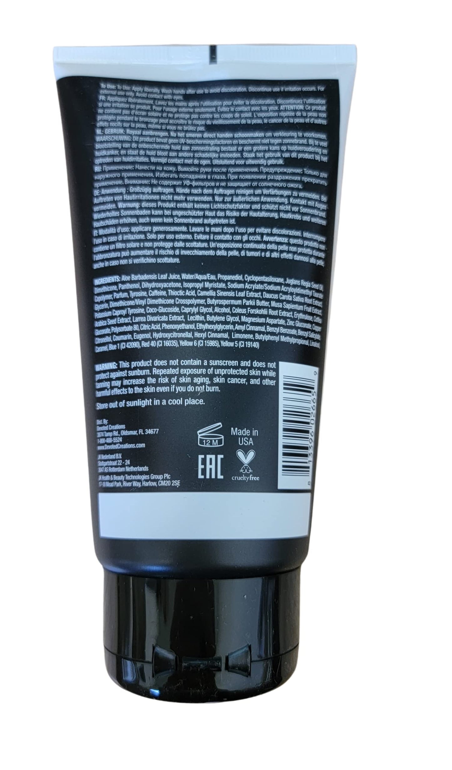 Devoted Creations WHITE 2 BLACK LEG BRONZER - 5.7 oz Beauty & Personal Care Devoted Creations