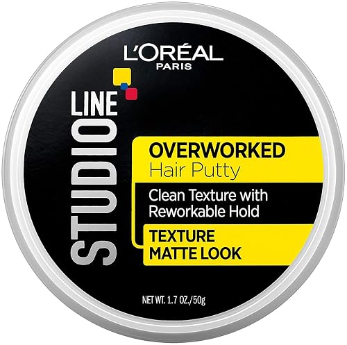 L'Oreal Paris Studio Line Overworked Hair Putty, 1.7 oz. Beauty & Personal Care L'Oreal Paris