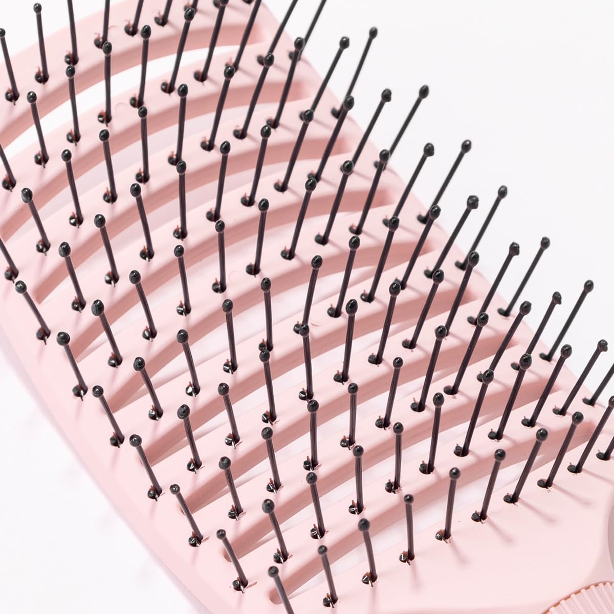 L'ANGE HAIR Siena Wide Curved Vented Hair Brush | Detangle with Nylon Bristles Best for Tangles and Knots Ideal Men Women Brushes Airflow Blush Beauty & Personal Care L'ANGE HAIR