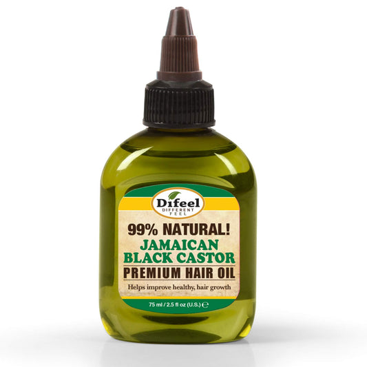 Difeel 99% Natural Premium Hair Oil - Jamaican Black Castor Oil 2.5 oz. Beauty & Personal Care Difeel