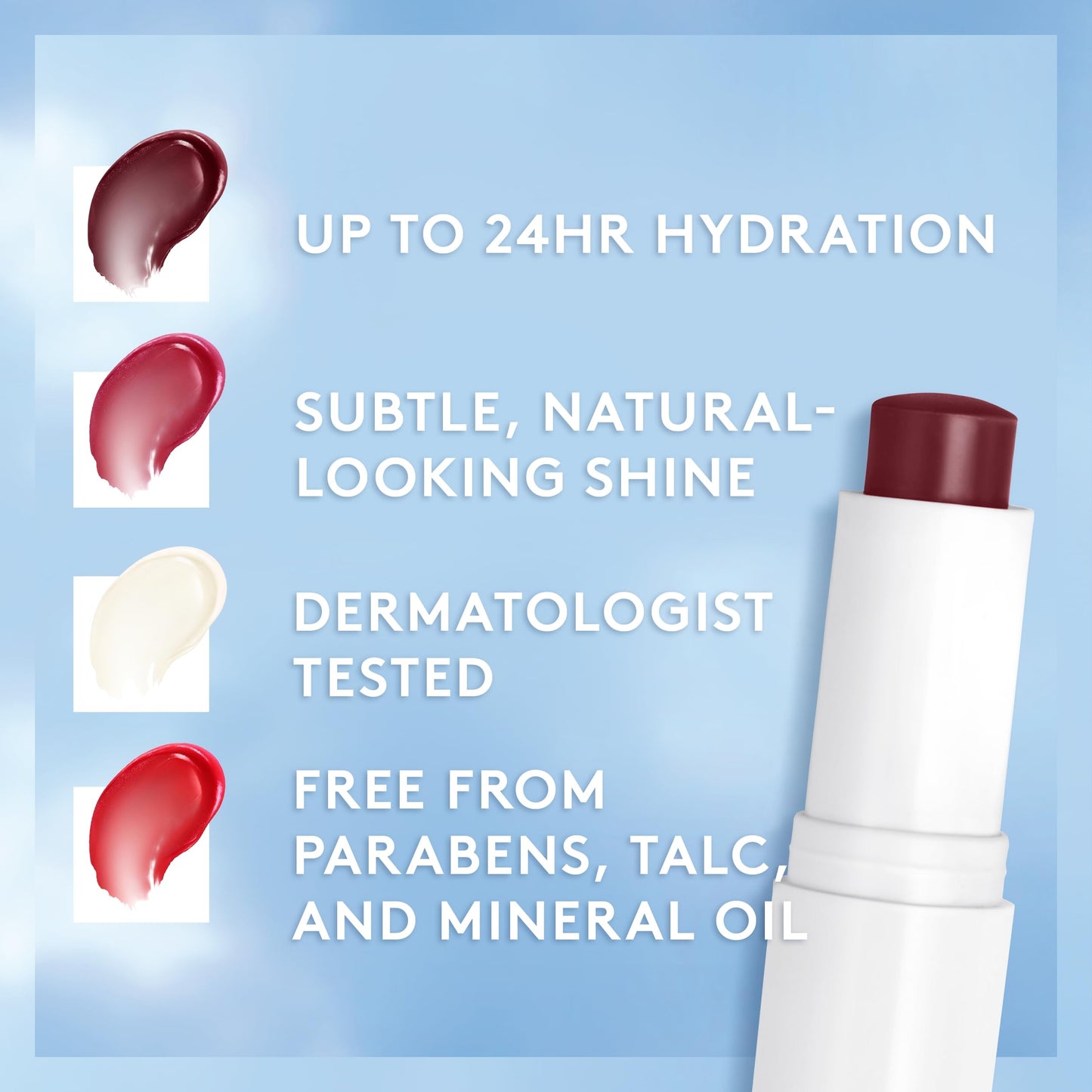 CoverGirl Clean Fresh Tinted Lip Balm, Vegan Formula, Hydrating, Natural Finish, You're the Pom, 1 Count Beauty and Personal Care COVERGIRL
