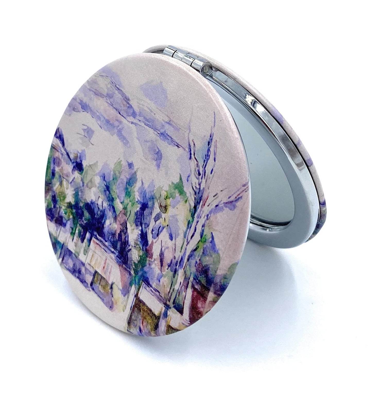 Aeisage Compact Mirror White Pocket Mirror Bulk for Kids Small Travel Mirror for Bags Paul Cezanne Art Print Unique Makeup Gift for Girls Beauty & Personal Care Aeisage