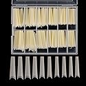 Tapered Extra Long Nail Tips, Ballerina Natural Acrylic Fake Nail Tips, Press On Nail False Nails with Box for Nail Salons and DIY Nail Art, 240PCS Beauty & Personal Care Defuber