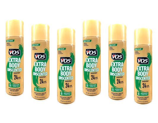 Alberto VO5 Crystal Clear Unscented Hair Spray - Volumizing Hair Spray for Styling - Frizz and Humidity Control - Lasting Hold - 8.5 oz - Pack of 6 Beauty & Personal Care VO5