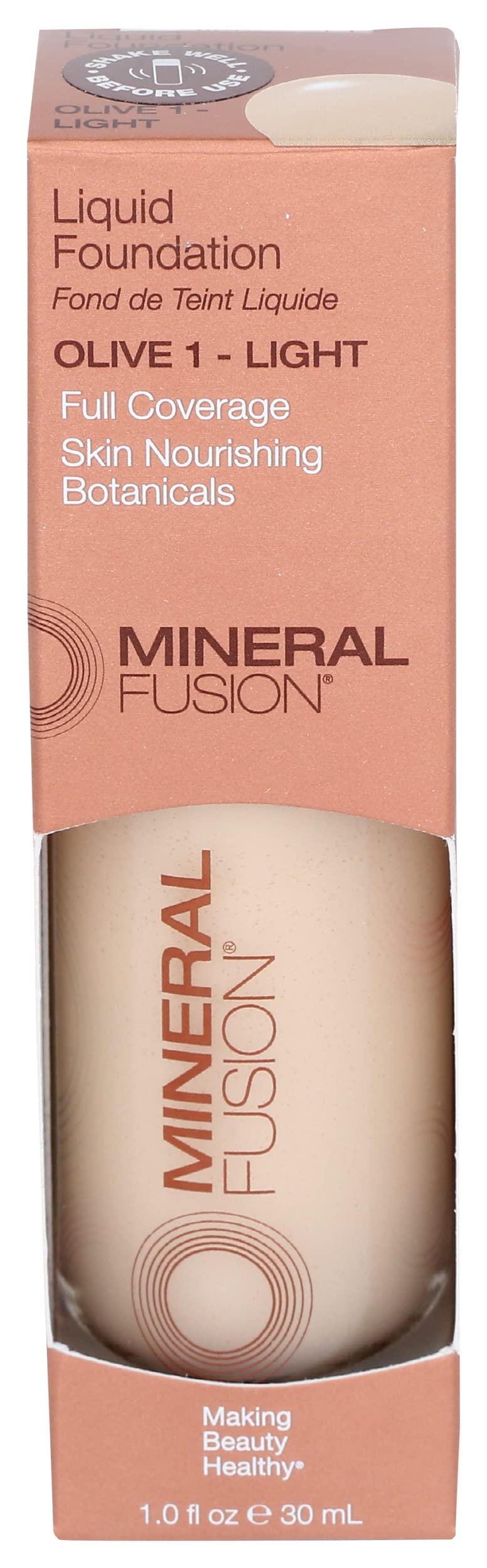 Mineral Fusion, Foundation Liquid Olive, 1 Fl Oz