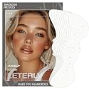 Leterly 24 Pcs Glitter Freckles Face Tattoo,Silver Face Glitter Makeup Patches Cute Sparkle Freckles Patches Waterproof Makeup Speckles for Face Beauty & Personal Care Leterly