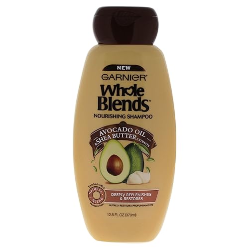 Garnier Whole Blends Nourishing Shampoo with Avocado Oil & Shea Butter Extracts, 12.5 Fluid Ounce Beauty & Personal Care Garnier