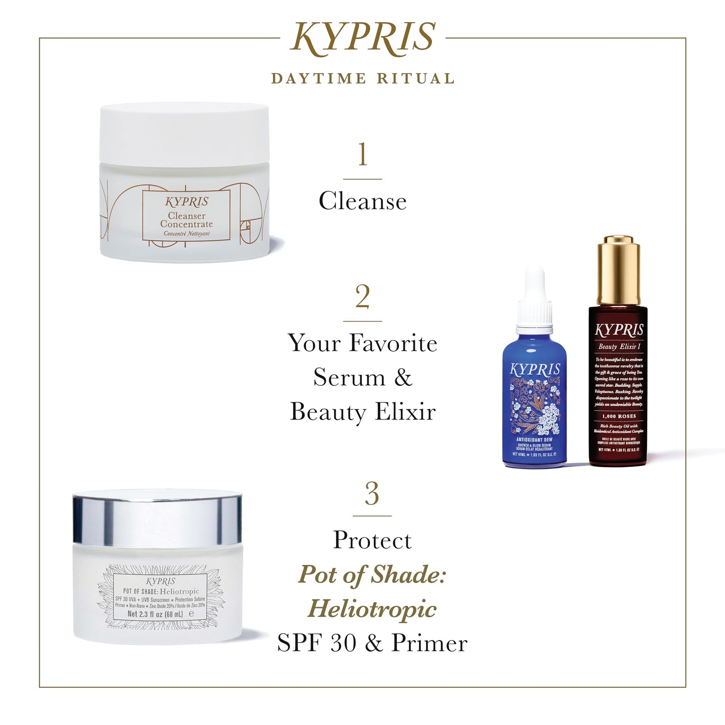 KYPRIS, Pot of Shade: Heliotropic - SPF 30 & Primer (.93 fl oz / 27 ml) Beauty & Personal Care KYPRIS
