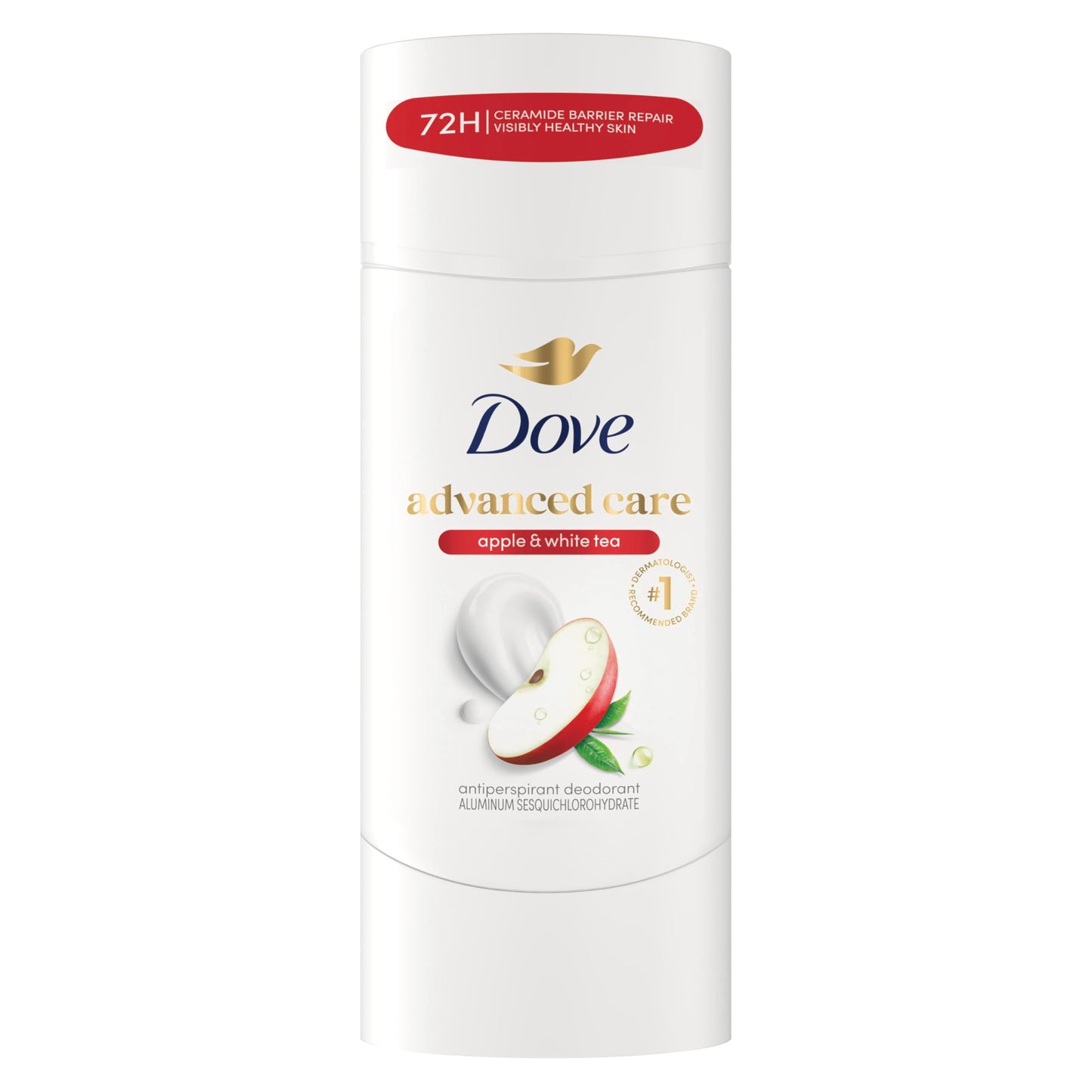 Dove Advanced Care Antiperspirant Deodorant Stick Apple & White Tea to Help Repair Skin Barrier After Shaving, with 72-hour Sweat & Odor Protection Beauty and Personal Care Dove