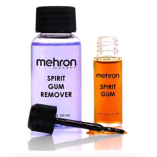 Mehron Makeup Spirit Gum & Remover Kit, Special FX Adhesive