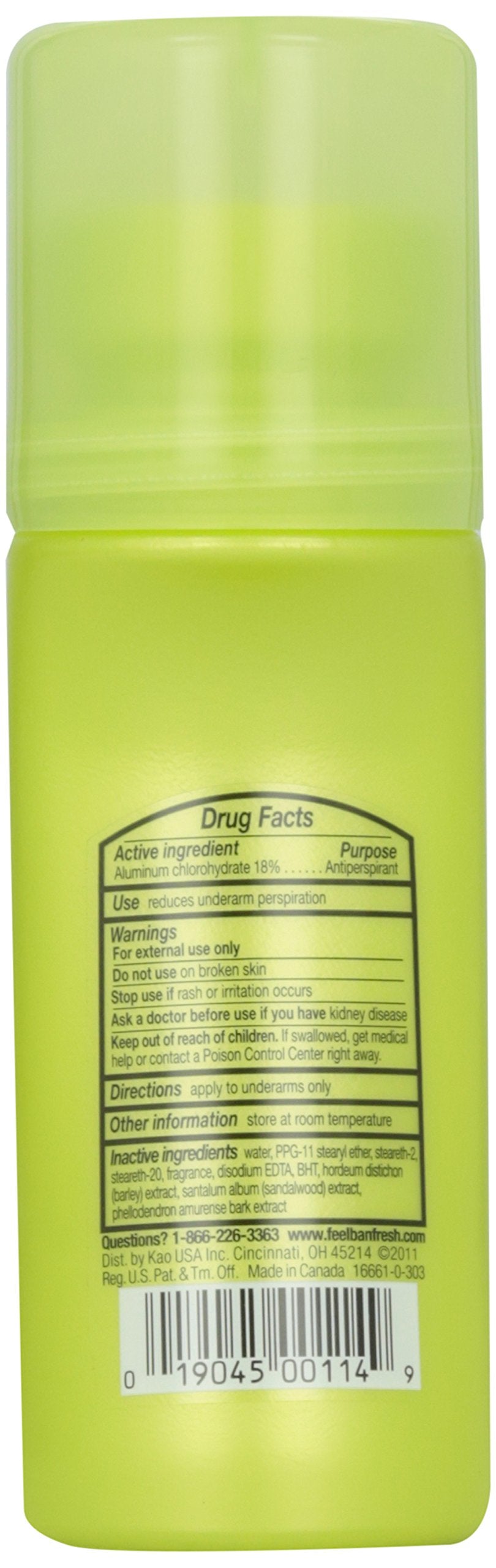 Ban Deodorant 3.5 Ounce Roll-On Anti-Perspirant Regular (103ml) (6 Pack) Beauty and Personal Care Ban