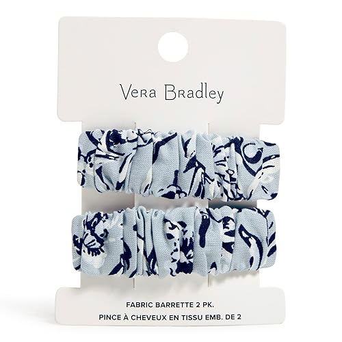 Vera Bradley Women's Hair Clip Set of 2 Hair Accessory, Perennials Gray, One Size Beauty & Personal Care Vera Bradley