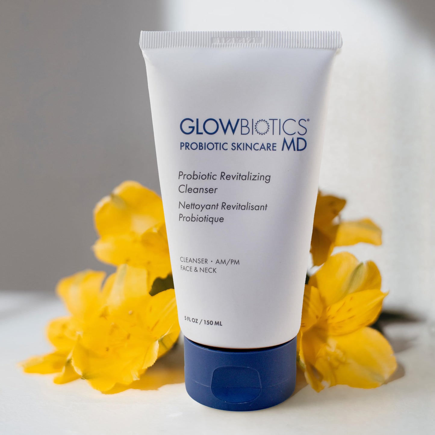 Glowbiotics Probiotic Revitalizing Cleanser - Anti-Aging Face Wash with Peptides - 5 oz - Hydrating Gel for Hormonal, Dry & Mature Skin Beauty & Personal Care Glowbiotics