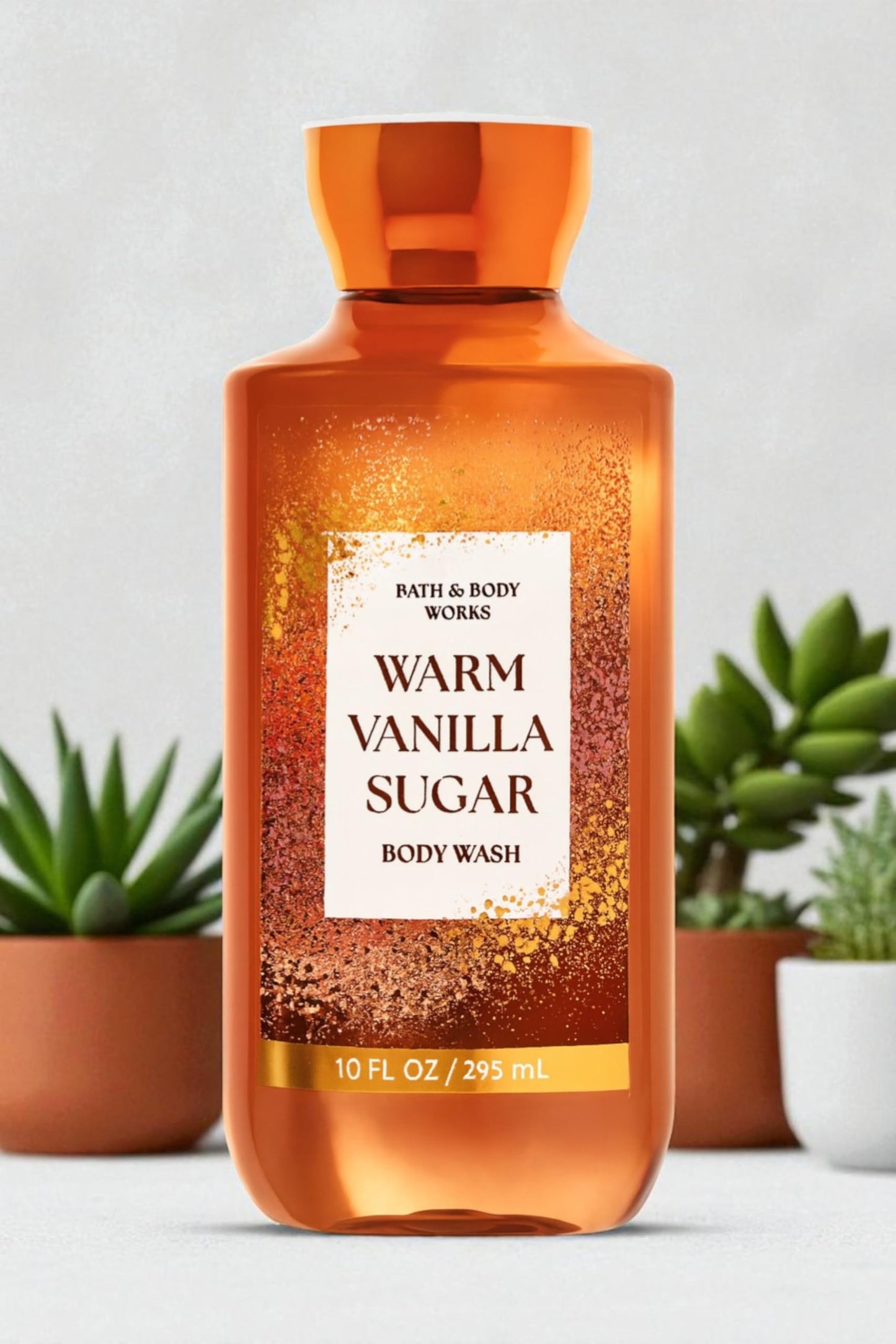 Bath & Body Works Warm Vanilla Sugar Body Wash - 3 Pack - 10 fl oz Each - Shea & Vitamin E - Vanilla, White Orchid & Sandalwood Scent Beauty & Personal Care Bath & Body Works