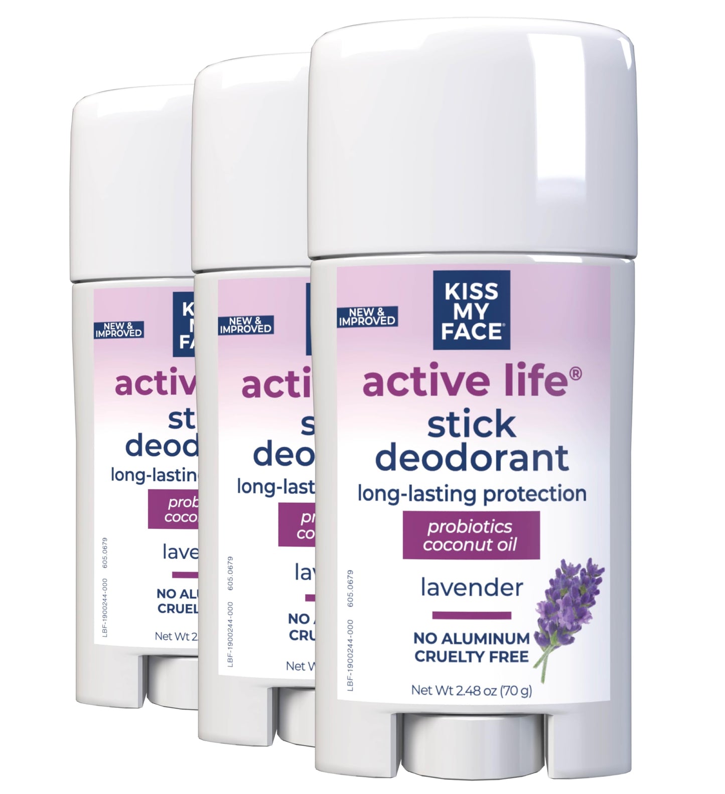 Kiss My Face Active Life Deodorant Contains Naturally Derived Ingredients, 72 Hour Odor Control | Deodorant for Women and Men, Aluminum Free Beauty & Personal Care Kiss My Face