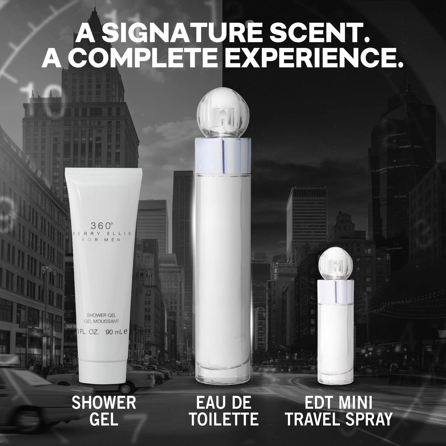 Perry Ellis 360° White for Men 3-Piece Gift Set Beauty & Personal Care Perry Ellis