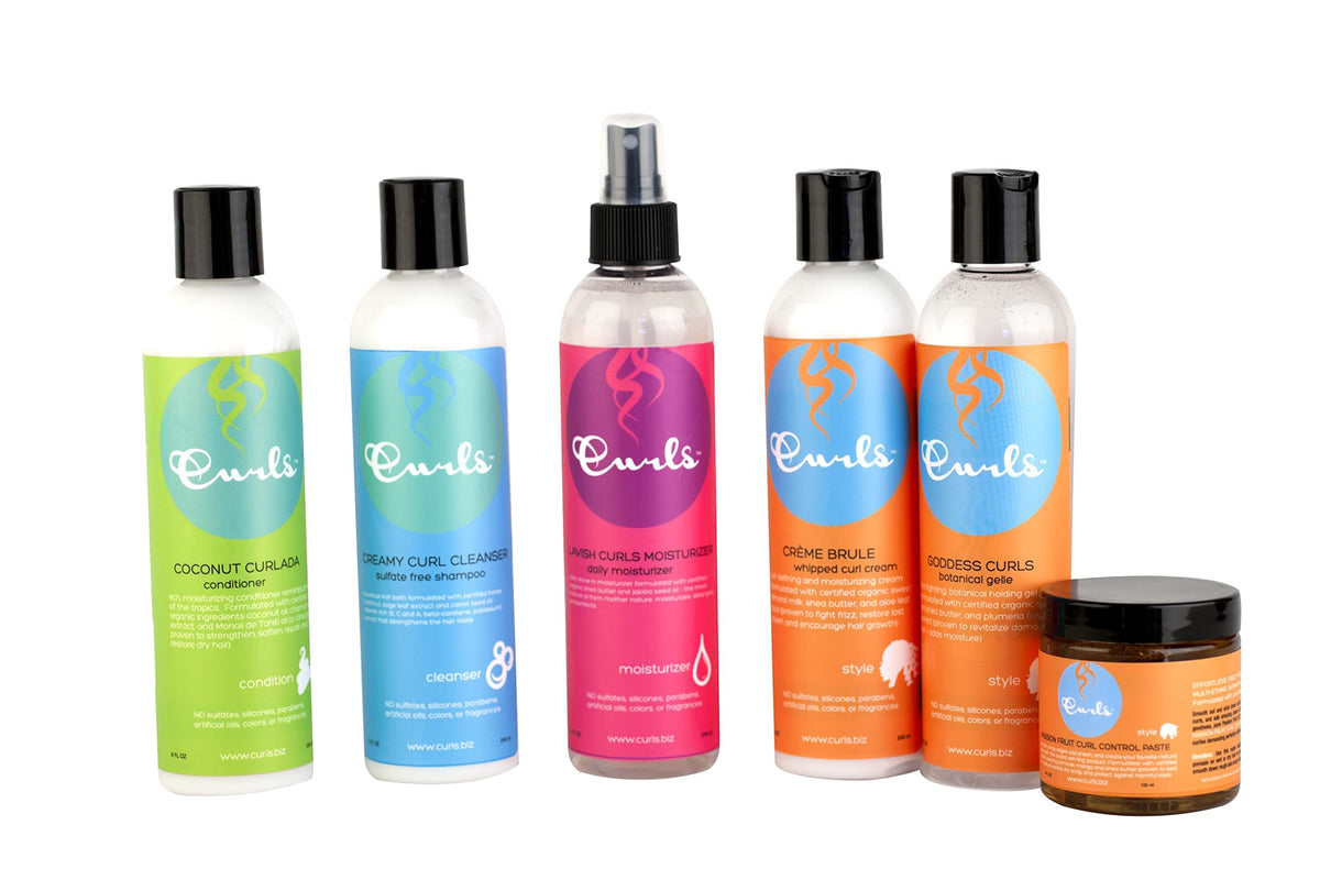 Curls Classic Collection Lavish Moisturizer - Refresh, Rehydrate, and Reactivate Dry Hair - Wavy and Curly Hair - 8 Fl Oz Beauty & Personal Care Curls