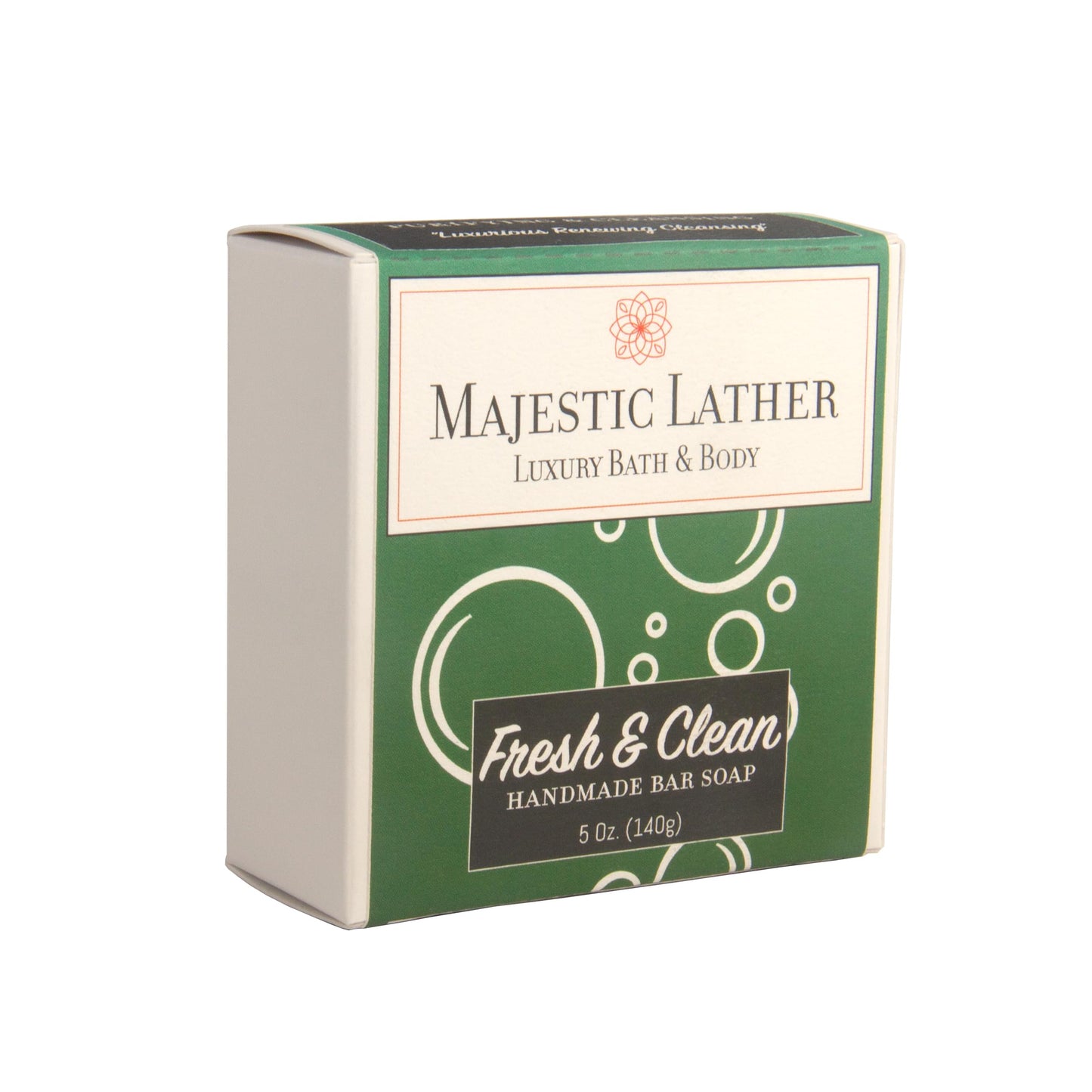 Fresh & Clean Luxury Bar Soap for Face, Body, Oily & Sensitive Skin, Eczema, Psoriasis and ACNE. Purifying & Nourishing with Activated Charcoal Beauty & Personal Care Majestic Lather