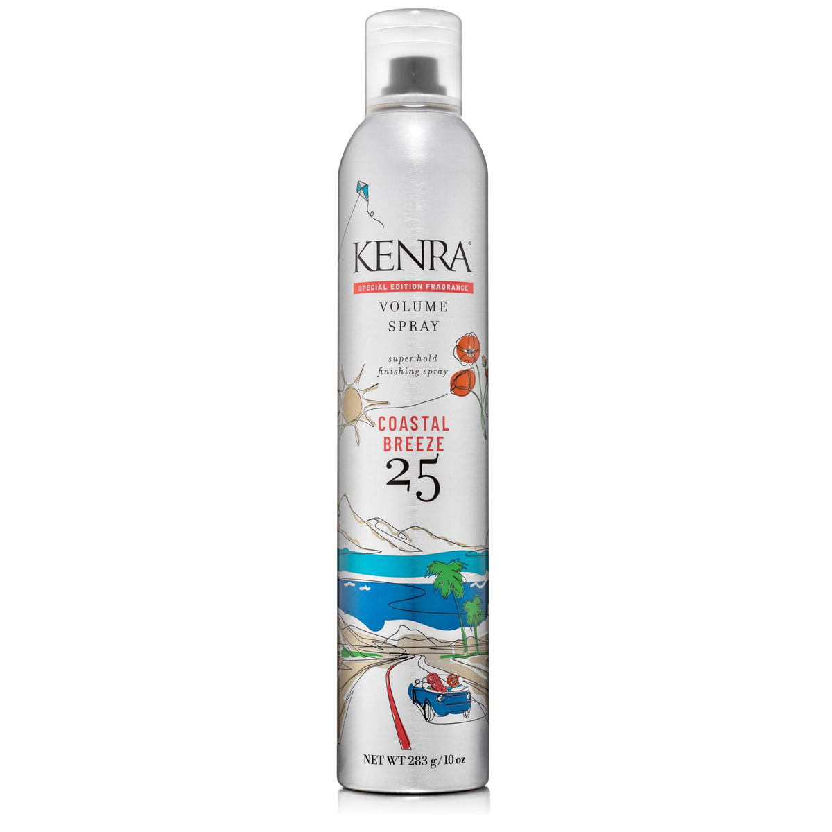 Kenra Professional Volume Spray 25 Coastal Breeze 50% | Super Hold Finishing & Styling Hairspray | Flake-free & Fast-drying | Wind & Humidity
