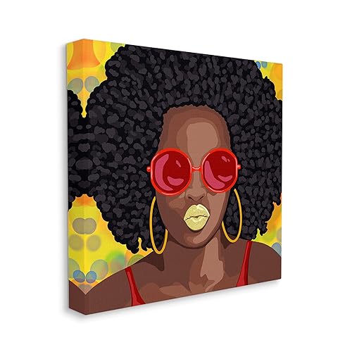 Stupell Industries Modern Glamour Pop Cosmetic Female Portrait Bold Lips Beauty & Personal Care Stupell Industries