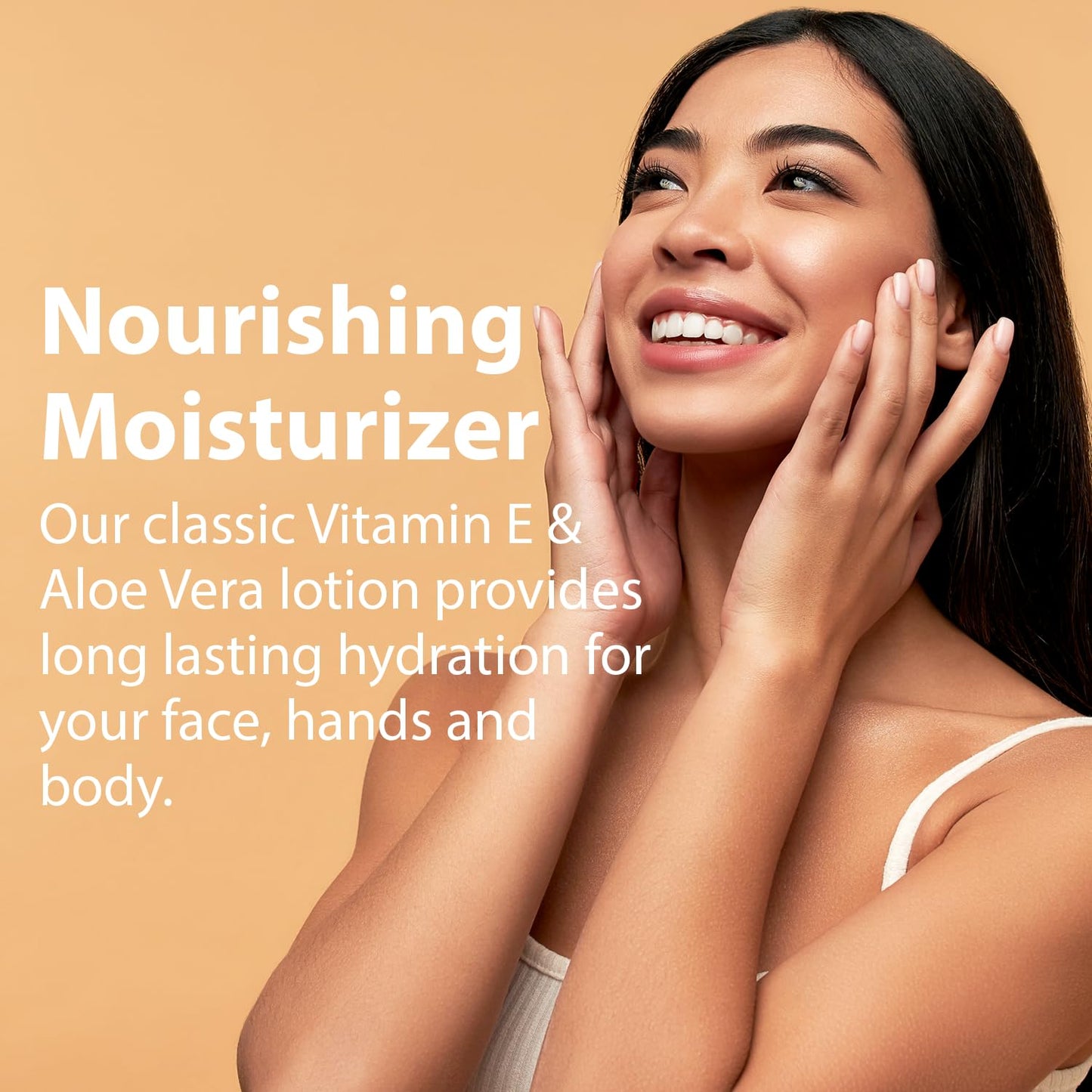 Sanar Naturals Healthy Skin Vitamin E & Aloe Vera Moisturizer | Face Serum and Body Lotion for Dry Skin | Travel Size Skin Care for Women and Men, 60 Beauty & Personal Care Sanar Naturals