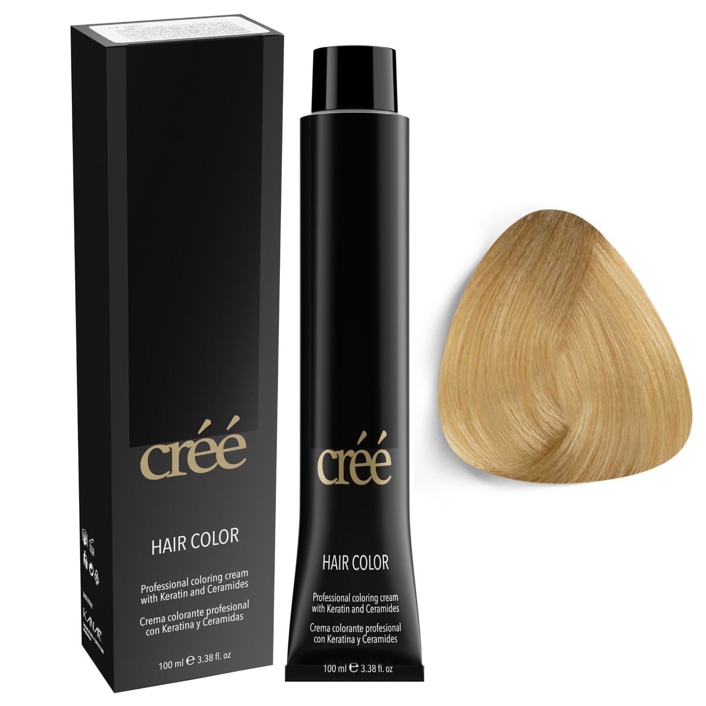 Cree Professional 10 - Lightest Platinum Blond Permanent Hair Color - Long Lasting, Rich Vibrant - Gray Coverage 100ml - 3.4 fl.oz. Beauty & Personal Care Créé
