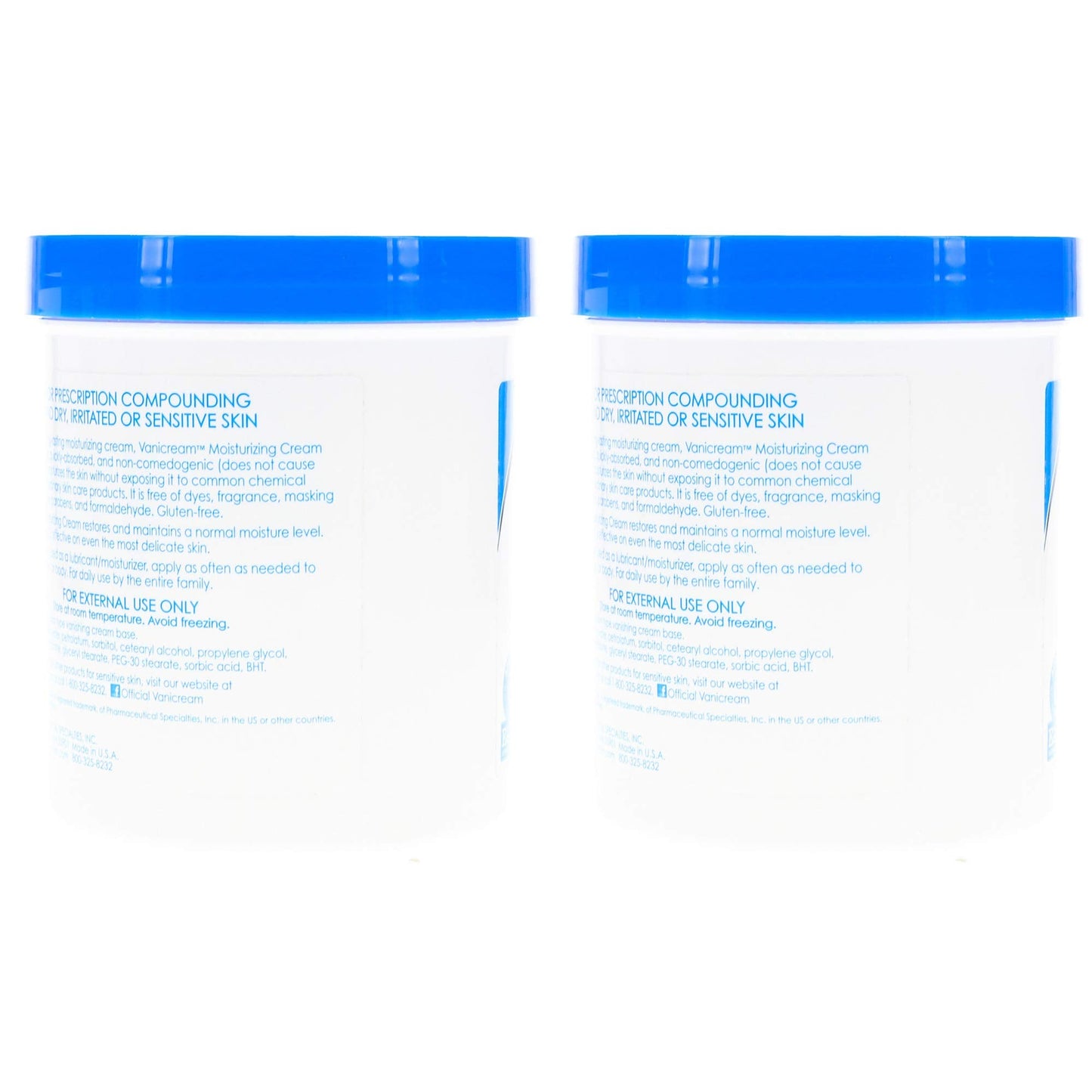 Vanicream Moisturizing Skin Cream, 16 Ounces (Pack of 2) Beauty & Personal Care Vanicream