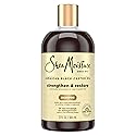 SheaMoisture Strengthen and Restore Shampoo Pure Jamaican Black Castor Oil for Damaged Hair To Cleanse and Nourish Hair 13 oz Beauty & Personal Care SheaMoisture