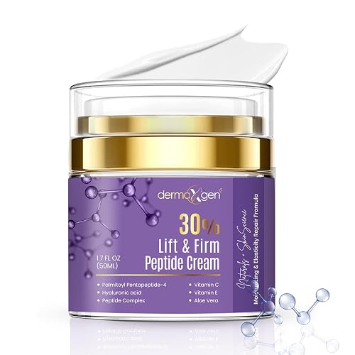 Dermaxgen 30% Lift & Firm Peptide Cream for Face - Organic Anti Aging Firming Cream for Wrinkles and Fine lines - Hydrating Formula with Matrixyl Beauty & Personal Care DERMAXGEN
