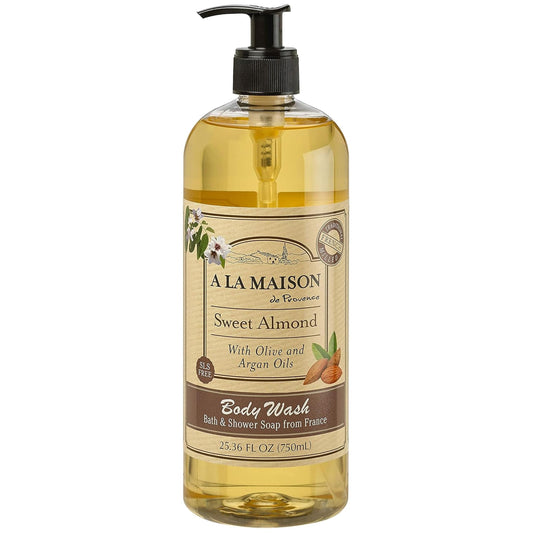 A LA MAISON French Hydrating Liquid Body Wash, Sweet Almond - Natural Body Wash Made with Essential Oils - Biodegradable, Plant-Based, Vegan Beauty & Personal Care A LA MAISON