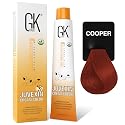 GK HAIR Global Keratin Professional Hair Color Cream Tube (3.4 Fl Oz/100ml) Nourishing & Cleansing Colors for Styling High Performance Long Lasting Beauty & Personal Care GK HAIR