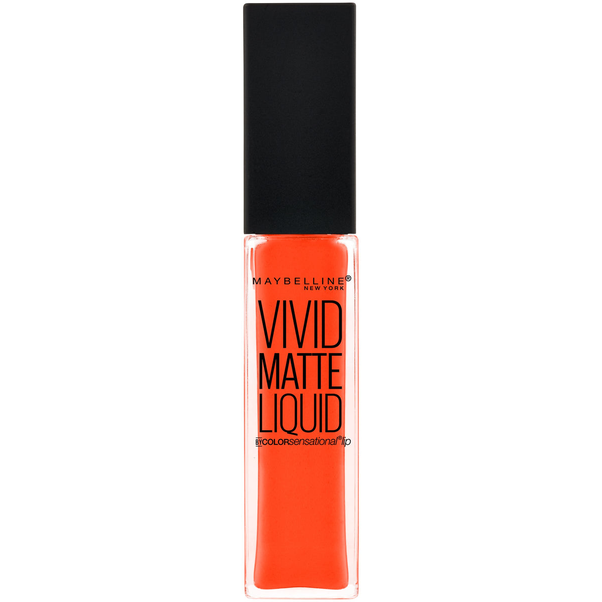 Maybelline Color Sensational Vivid Matte Liquid Lipstick, Orange Obsession, 0.26 fl. oz.