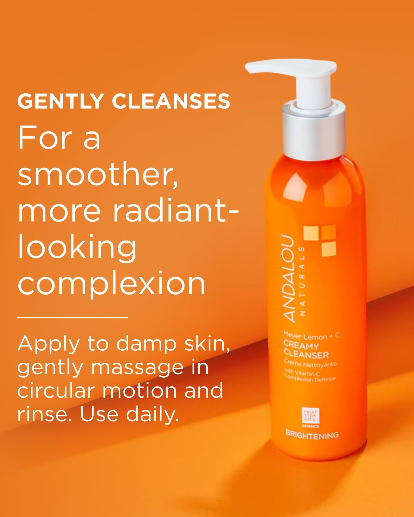 Andalou Naturals Cleanser Crmy Meyer Lemon Beauty & Personal Care Andalou Naturals