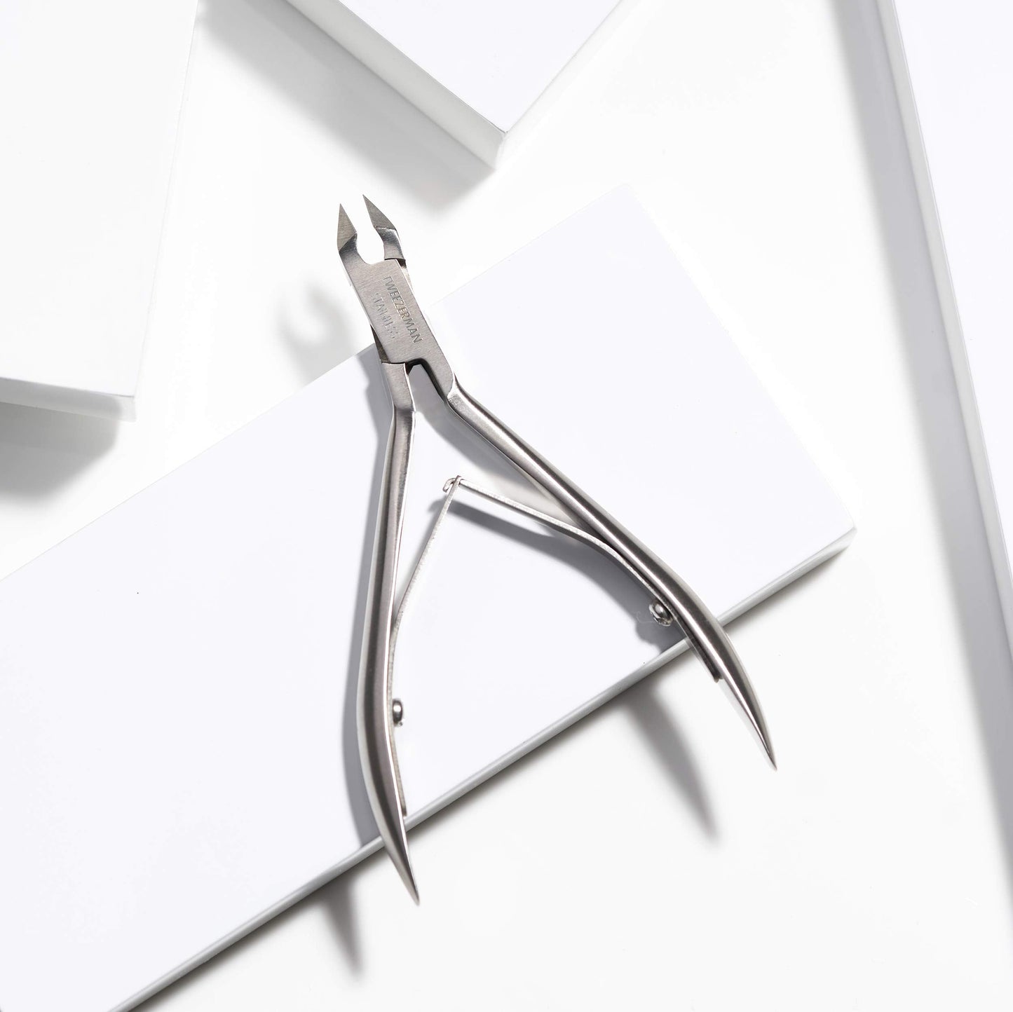 Tweezerman Rockhard Stainless Steel Cuticle Nipper, 1/2 Jaw Beauty & Personal Care Tweezerman