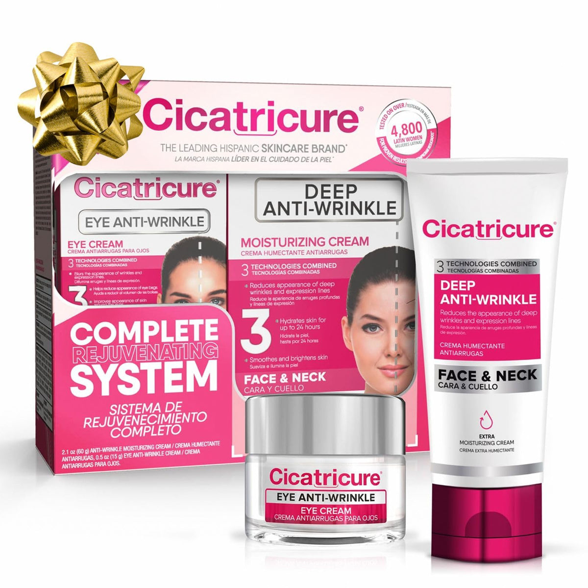 Cicatricure Complete Rejuvating System Gift Pack of Two Facial Antiwrinkle Creams Beauty & Personal Care Cicatricure