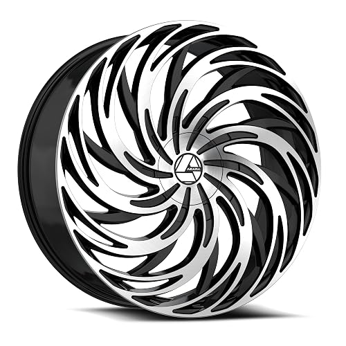 Azara AZA-531 28x9.5 6x135 6x139.7 +22 Cb 87.1 Gloss Black & Machined Beauty & Personal Care Azara