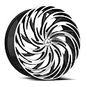 Azara AZA-531 28x9.5 6x135 6x139.7 +22 Cb 87.1 Gloss Black & Machined Beauty & Personal Care Azara